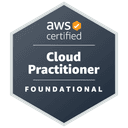 AWS Certified Cloud Practitioner certification badge