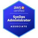 AWS Certified SysOps Administrator – Associate certification badge