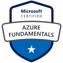 Microsoft Certified: Azure Fundamentals certification badge